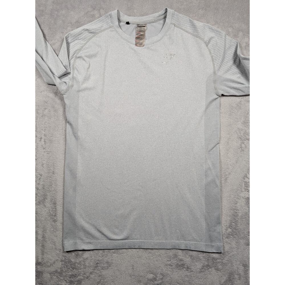 Gymshark T Shirt Mens Large Gray Long Sleeve Activewear Performance Training - Picture 5 of 10